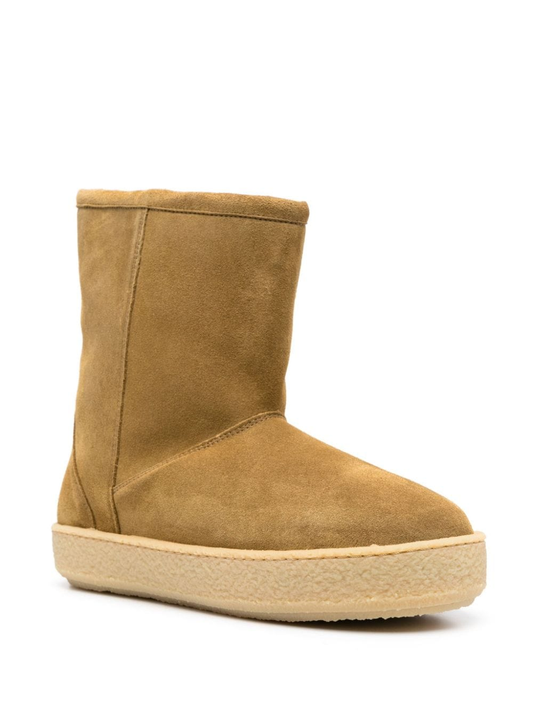 Frieze suede ankle boots