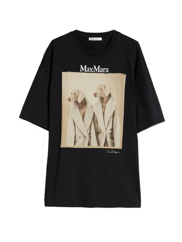 MAX MARA Tacco Wegman print cotton t-shirt