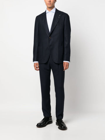 PAUL SMITH straight-leg tailored wool trousers