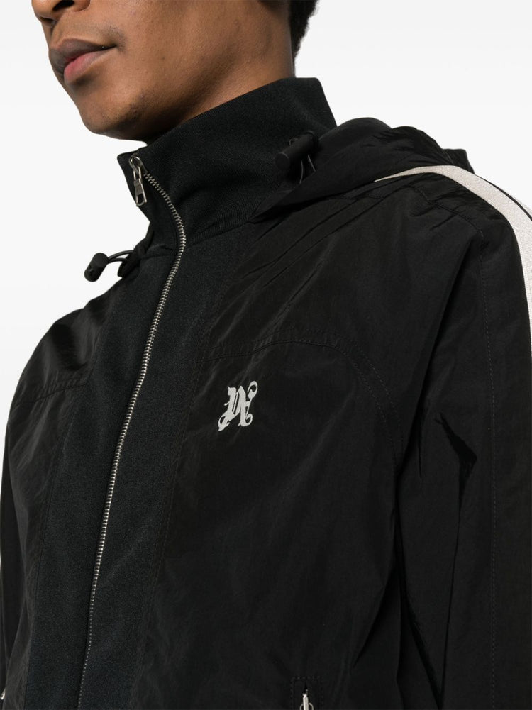 PA-monogram hooded jacket