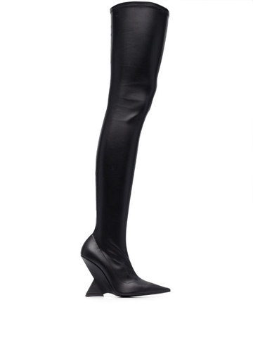 THE ATTICO  'Cheope' stretch thigh high 105mm