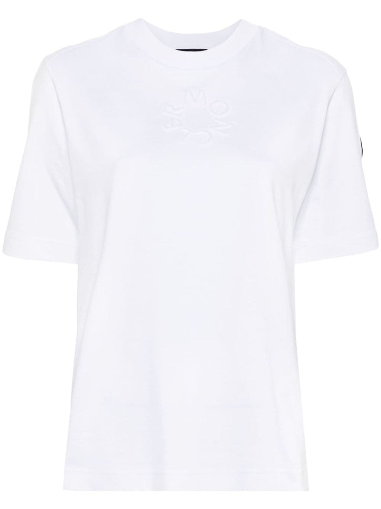 embossed-logo cotton T-shirt