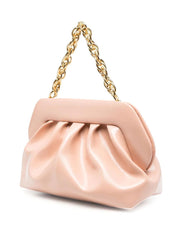 THEMOIRè chain-link patent shoulder bag
