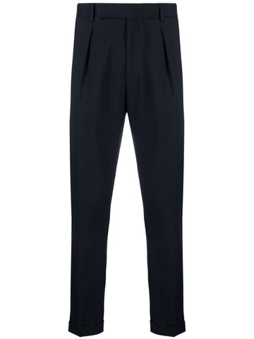 PAUL SMITH straight-leg tailored wool trousers