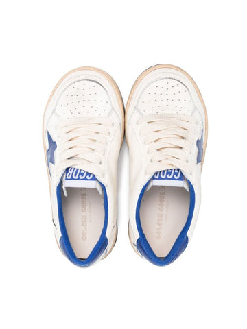 GOLDEN GOOSE KIDS star-patch lace-up sneakers