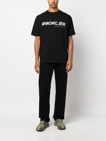 MONCLER Day-Namic logo-print cotton T-shirt