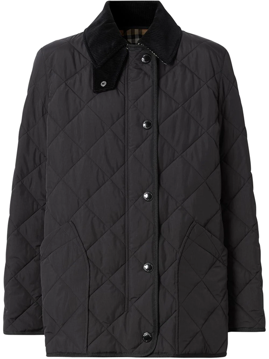 diamond quilted thermoregulated barn jacket