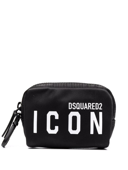 DSQUARED2  logo-print make-up bag