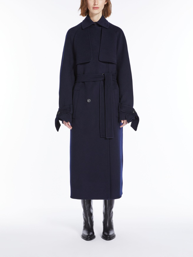 Falcone oversized cashmere trench coat