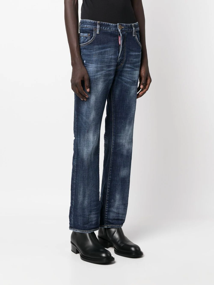 DSQUARED2 low-rise straight-leg jeans