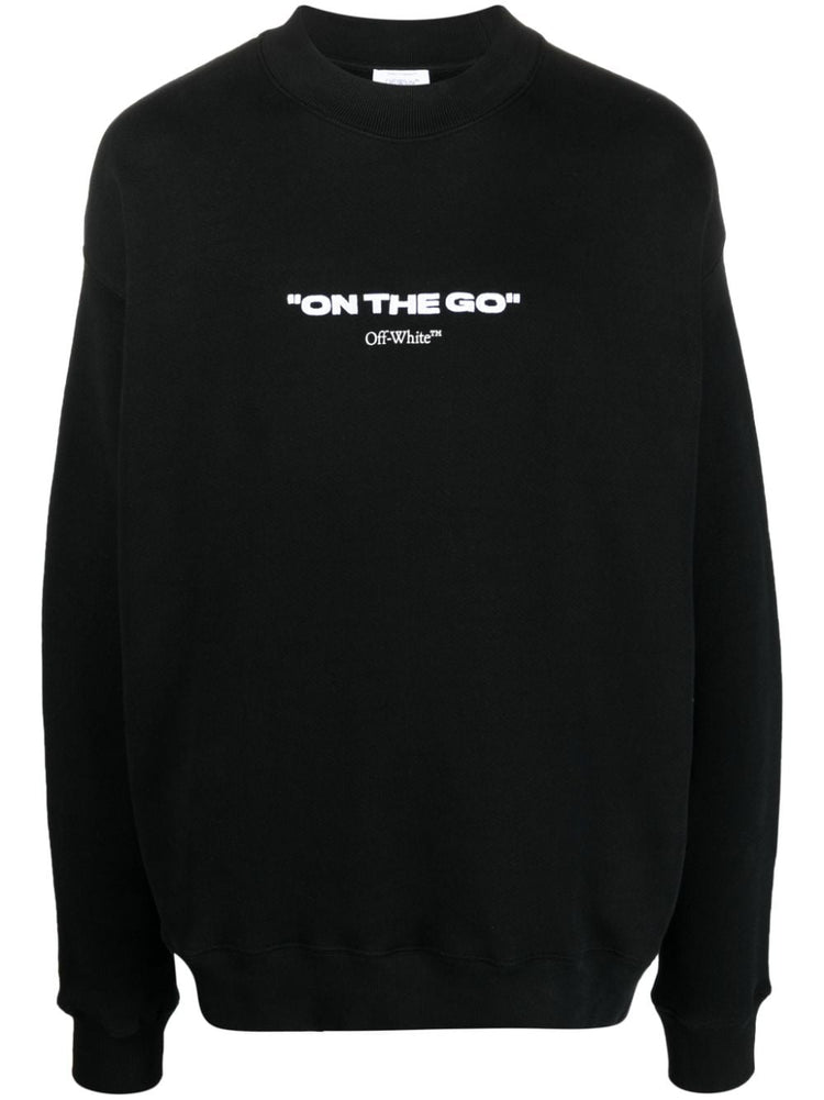 OFF-WHITE - Logo Cotton Sweatshirt