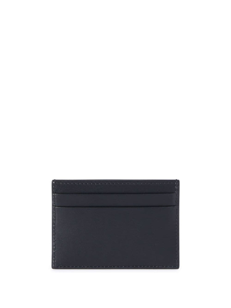 Bookish logo-print leather cardholder