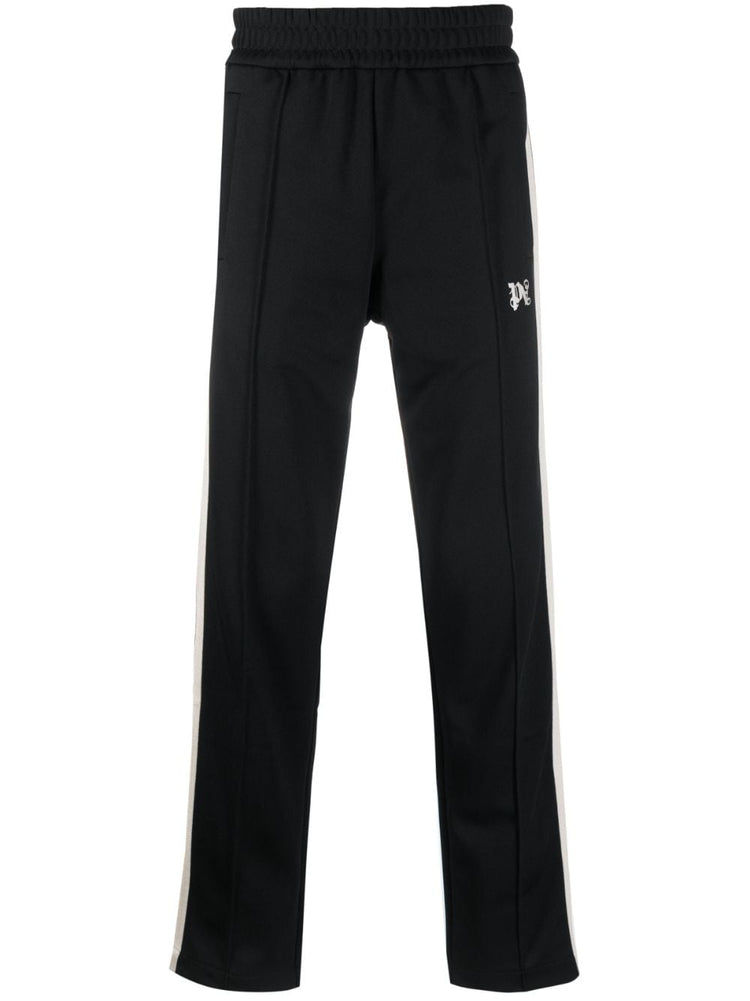 PALM ANGELS embroidered-monogram track pants