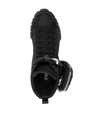 PRADA Re-Nylon pouch detail high-top sneakers