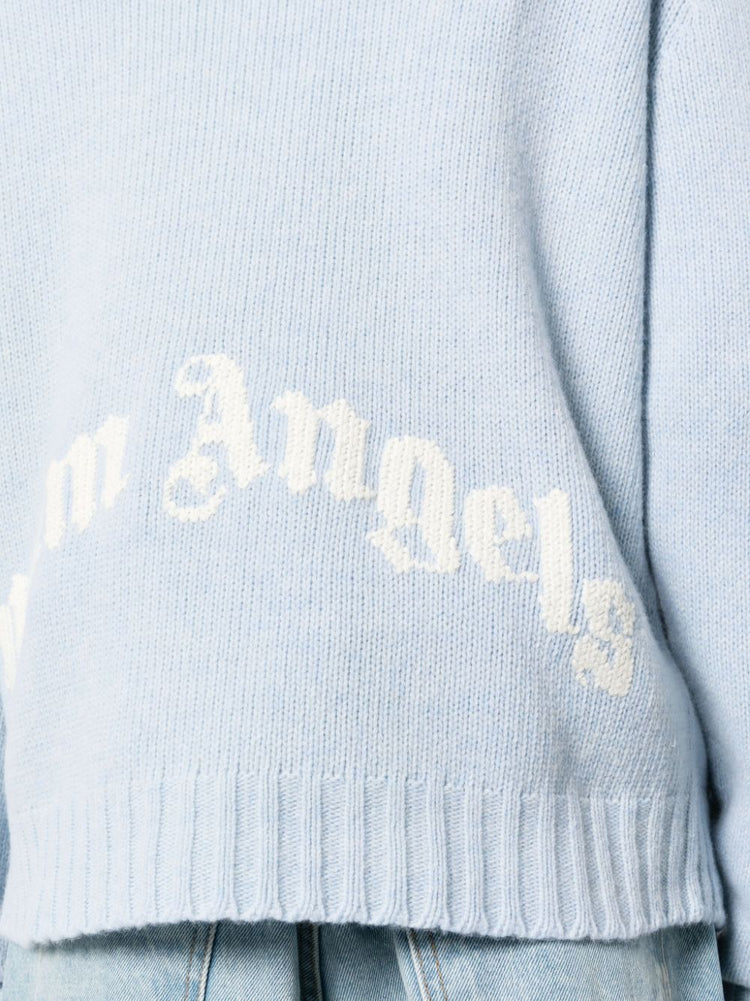 PALM ANGELS curved-logo jumper