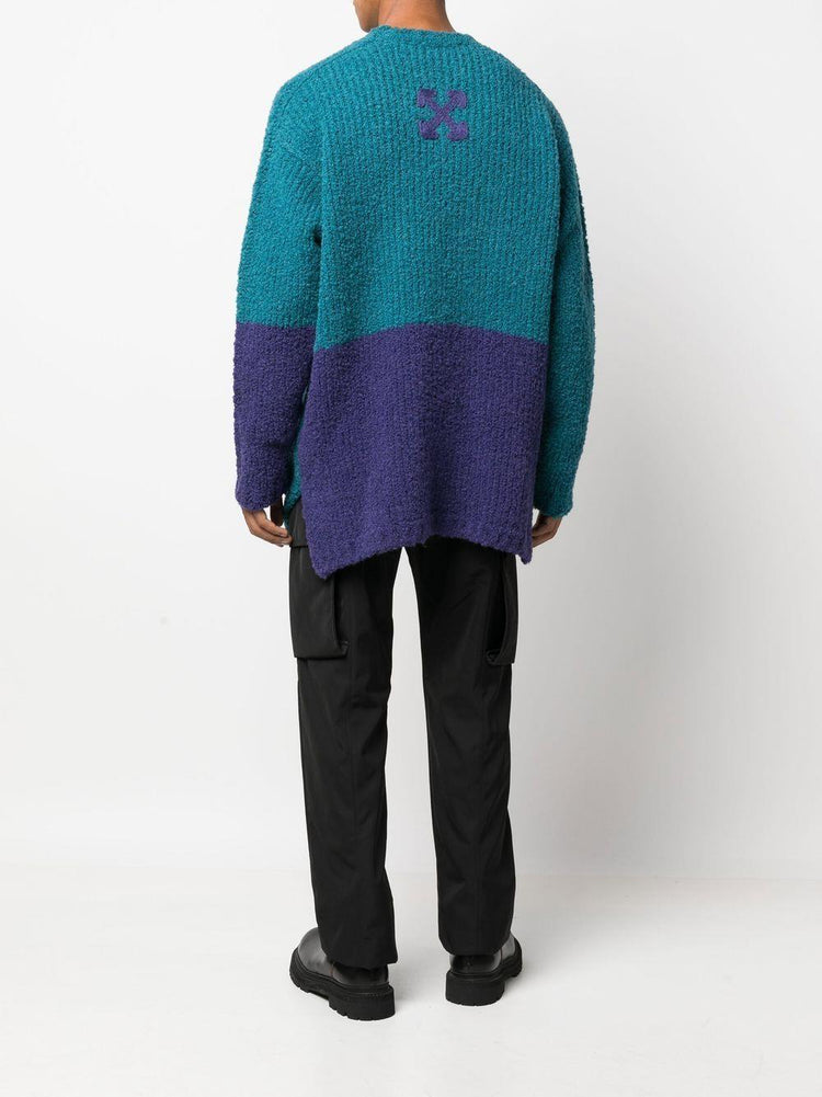 OFF-WHITE chunky knit jumper