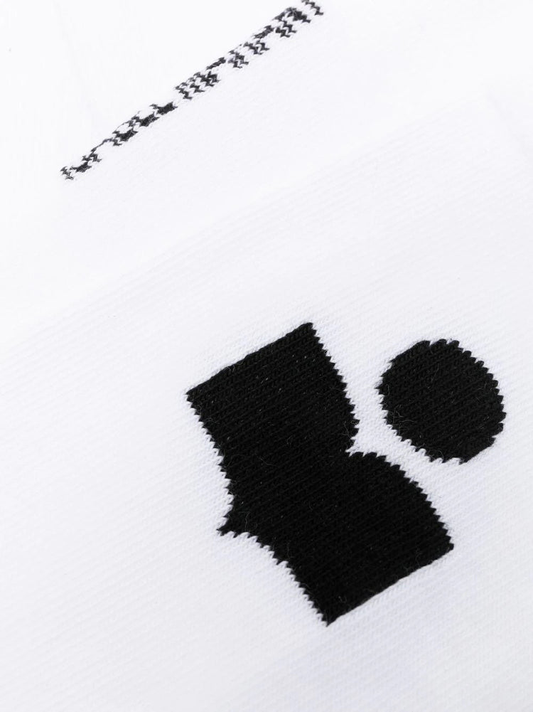 ISABEL MARANT Siloki logo-print socks