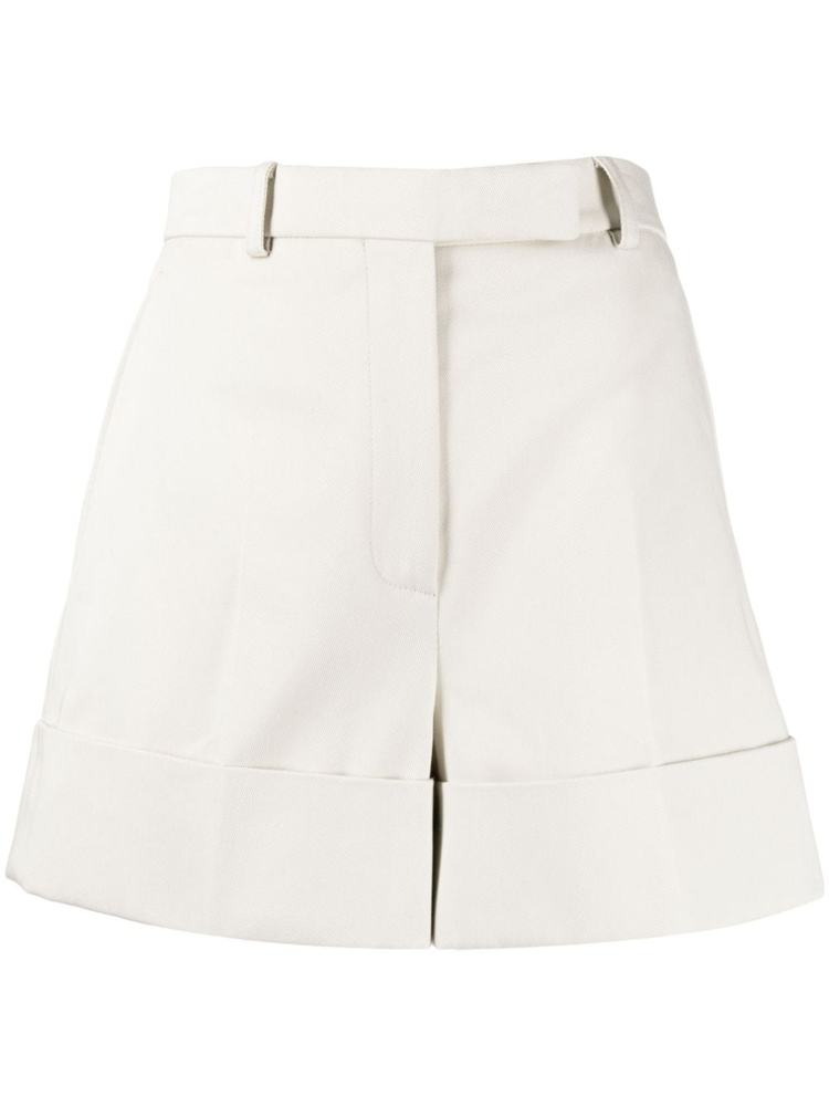 THOM BROWNE high-waist cotton shorts