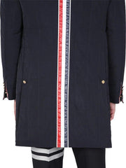 THOM BROWNE BLUE TRENCH COAT