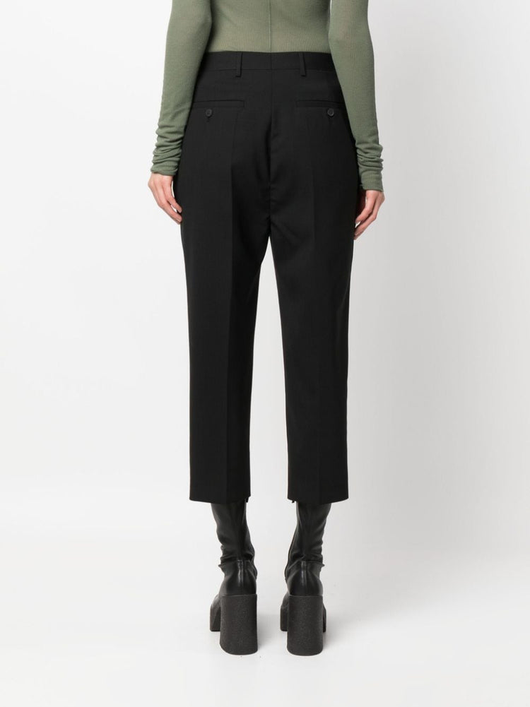 RICK OWENS straight-leg cropped trousers