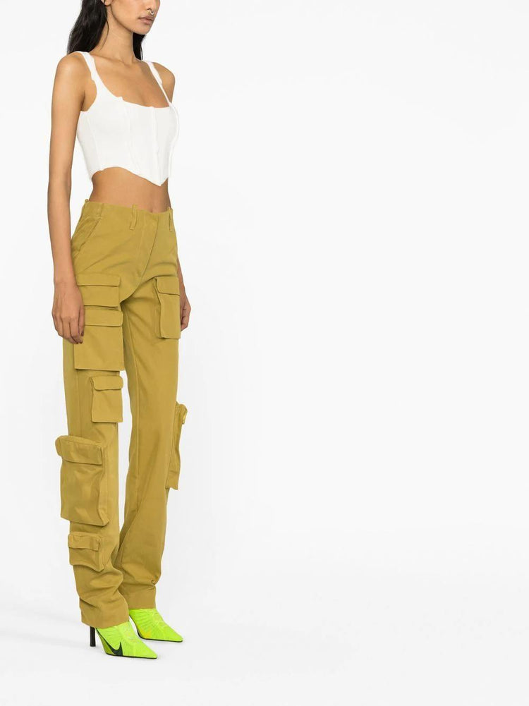 OFF-WHITE Co Multipocket straight-leg cargo trousers