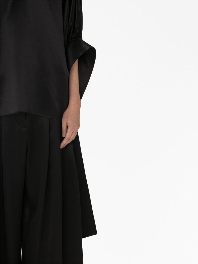 JWAnderson satin-finish pleated blouse