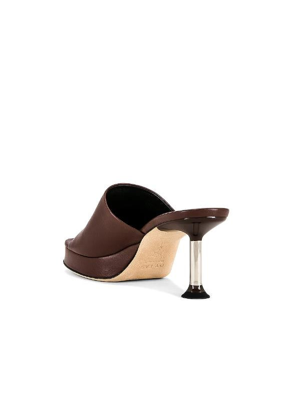 BY FAR Cala patent leather mules