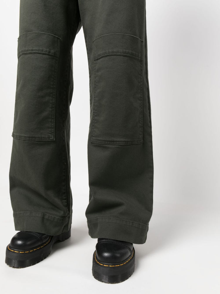 PAROSH low-rise wide-leg jeans