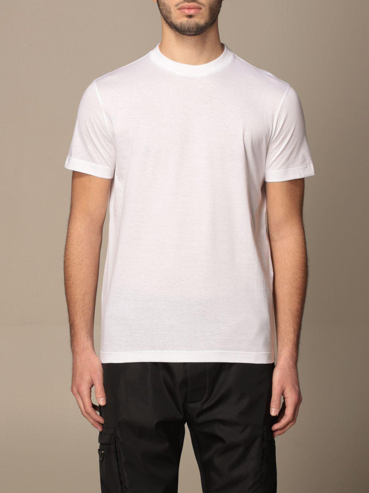PRADA 3-pack cotton jersey crewneck t-shirts white