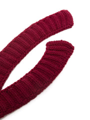 MIU MIU rib-knit tied belt