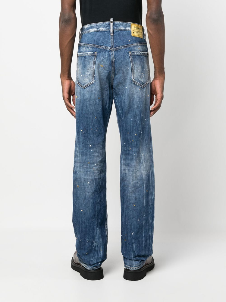 DSQUARED2 distressed-effect patchwork jeans