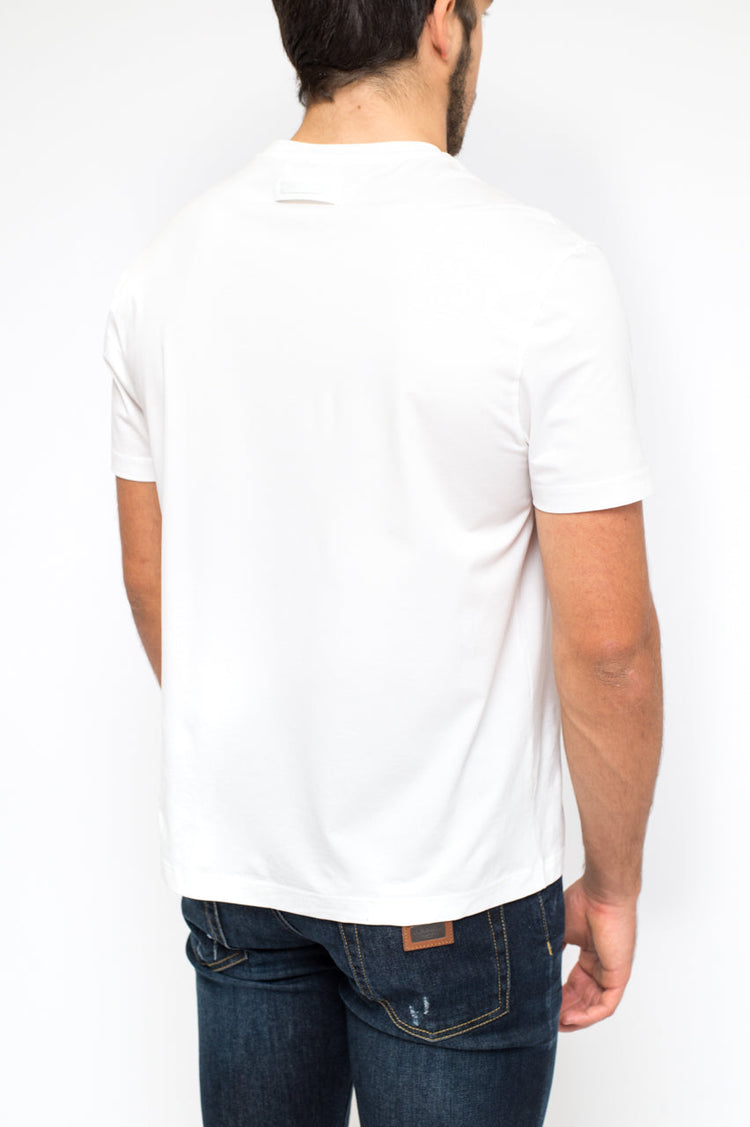 PRADA t-shirt round neck white